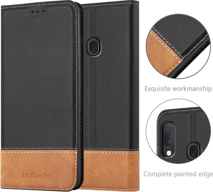 Produktbild Cadorabo X-Wallet Kunstlederkombi Hülle (Samsung Galaxy A20e, Samsung Galaxy A10e)