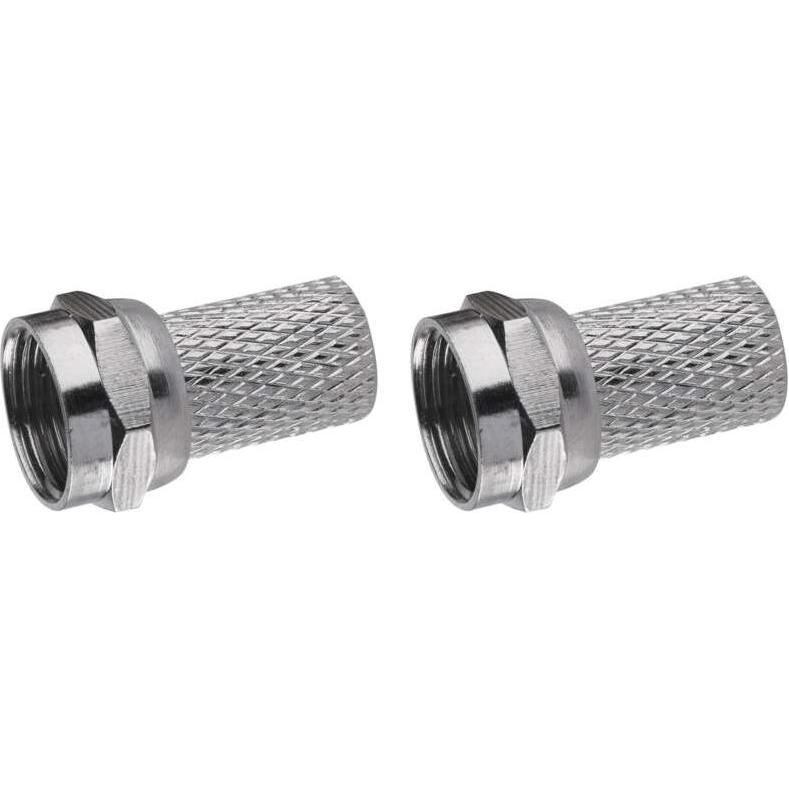 Emos Konnektor F-Stecker für Koaxialkabel CB50, CB100, Antennenkabel