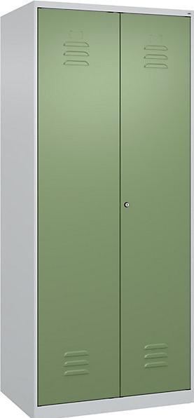 Actual product image C+P Black and white locker Classic PLUS (80 cm, 185 cm)