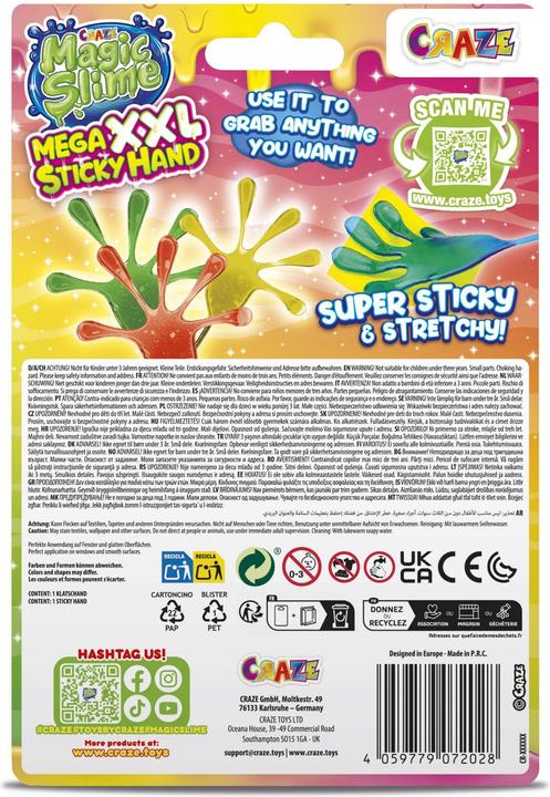 Image du produit Craze Magic Slime Mega XXL Klatschhand