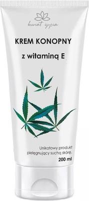 Produktbild Konjac Sponge KWIAT ŻYCIA Krem konopny wygładzający z witaminą E 200ml (200 ml)