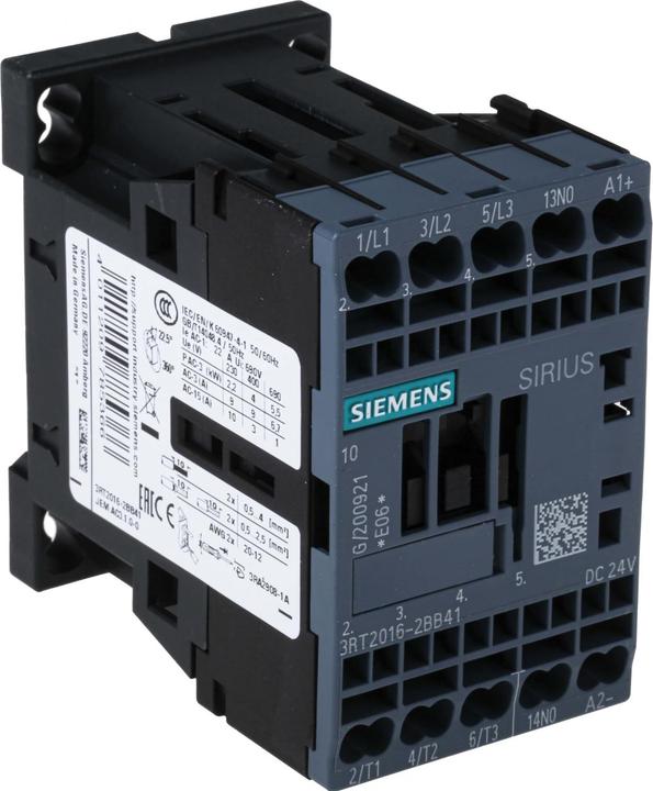 Actual product image Siemens Contactor 4kW 24Vdc size 00