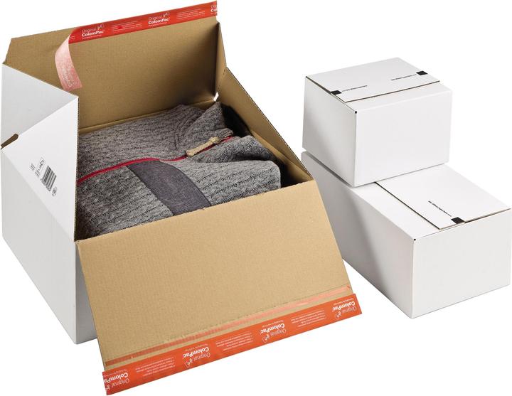 Image du produit Colompac Premium flash bottom carton CP 155, plusieurs tailles, pliage en Z, fermeture (31 x 19 x 13.5 cm, 1 x)