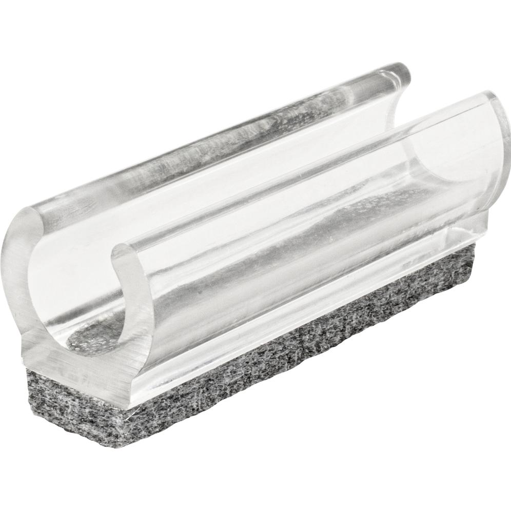 Wagner System, Möbelgleiter + Schutzpuffer, Klemmschalengleiter (Filzgleiter, 4 Stück)