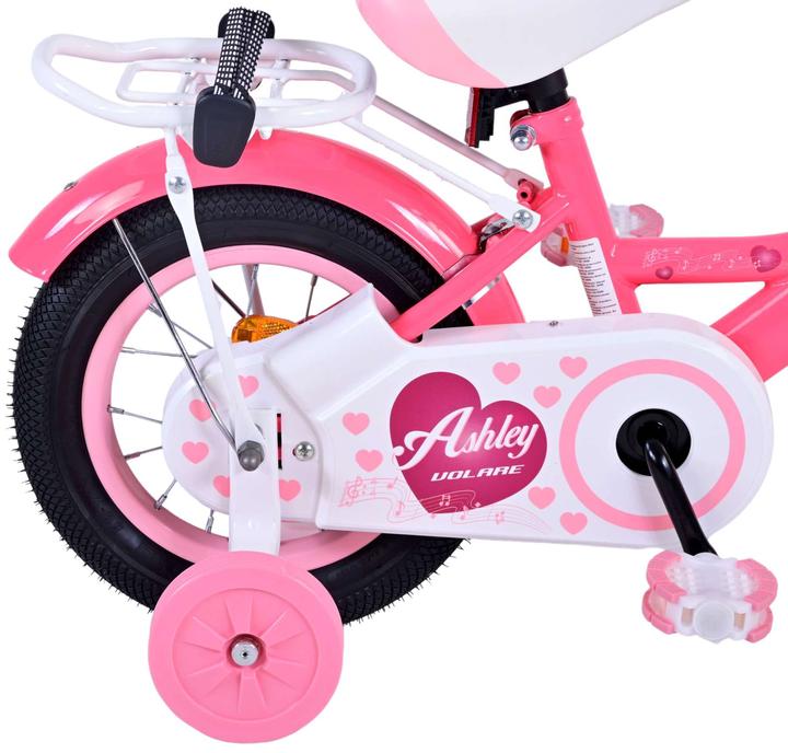Image du produit Volare Ashley Kinderfiets - Meisjes - 12 inch - Rood/Roze (12")