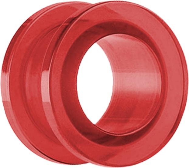 Produktbild Star Piercing Flesh Tunnel rot (ohne Messing, Acryl)