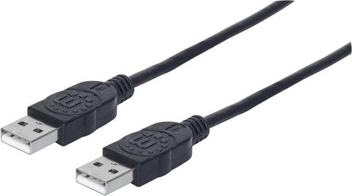 Manhattan USB 2.0, Typ A-Stecker auf USB Typ A-Stecker (1 m, USB 2.0)