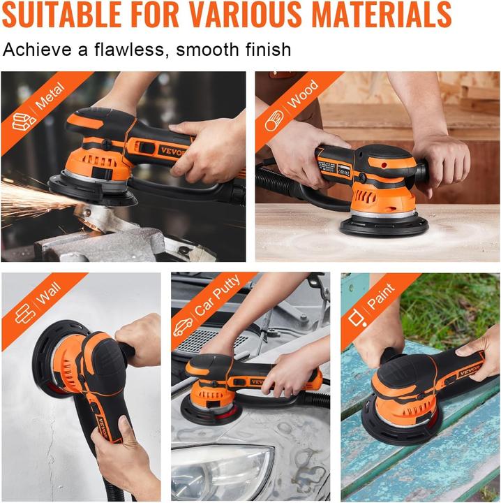 Actual product image Vevor Random Orbital Sander (Eccentric grinder)