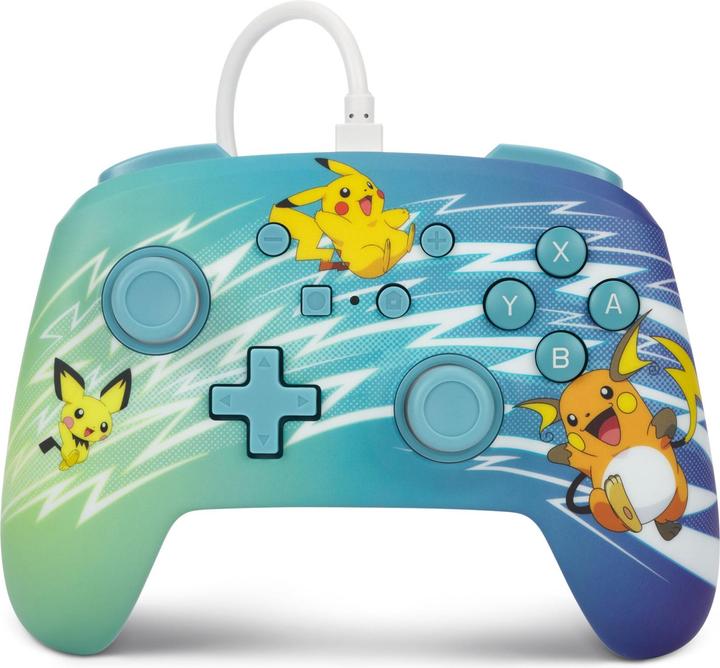 Image du produit PowerA Switch Controller Enhanced wired Pikachu Evolution (Switch, Switch OLED)