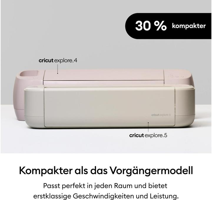 Actual product image Cricut Explore™ 5 Essential Bundle (Cream)