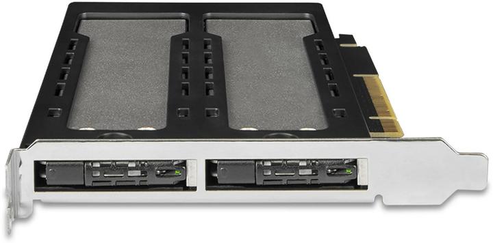 Produktbild Icy Dock ToughArmor 2x M.2 NVME to PCIe 4. card bifurcation w/tra