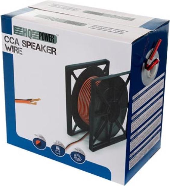 Actual product image Cables CCA SPEAKER WIRE - RED/BLACK - 2 x 1.50 mm² - REEL 100 m (100 m, 1.50 mm²)