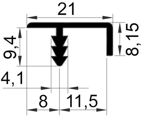 Produktbild Werkstarck Abdeckprofile auf Mass