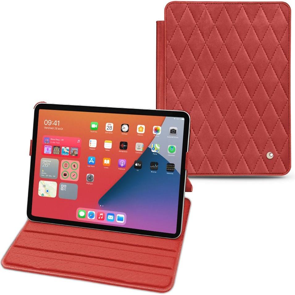 Noreve Lederschutzhülle horizontal (iPad mini 6), Tablet Hülle, Rot