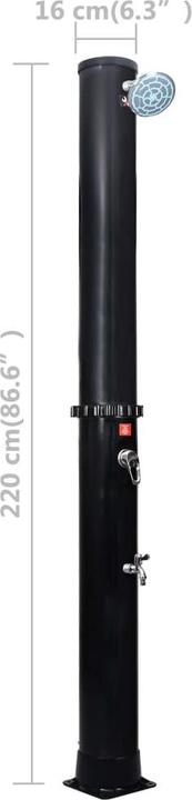 Produktbild vidaXL Solardusche
