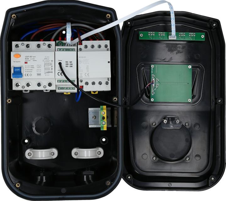 Actual product image KS Tools efuturo wallbox with type 2 charging cable, three phase, with RFID access (Type 2, 11 kW, 16 A)