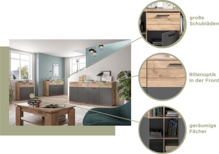 Image du produit Xonox Home Mason (180 x 40 x 87 cm)