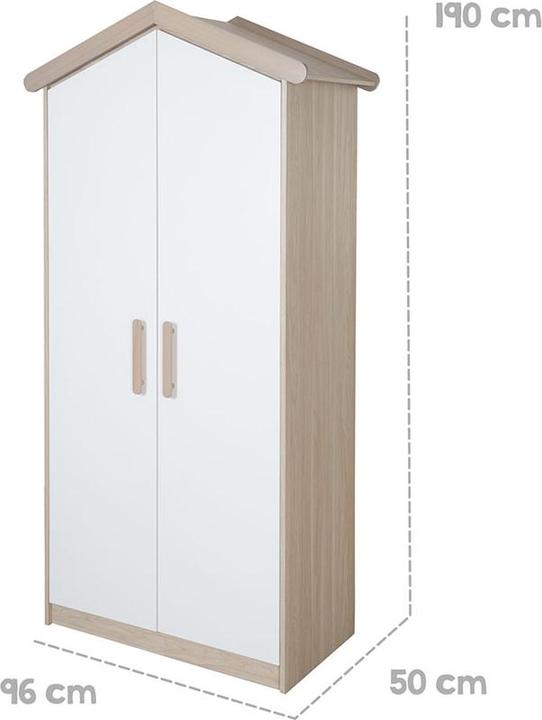 Produktbild Roba Kleiderschrank 2-türig Cabane