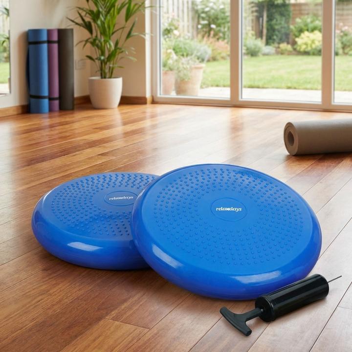 Immagine prodotto Relaxdays Cuscino di equilibrio con nodi massaggianti, set da 2