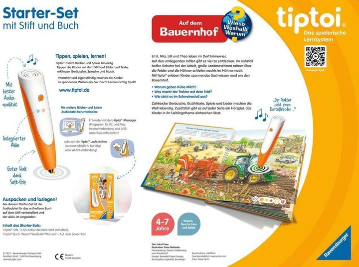 Produktbild tiptoi Starter-Set Stift und Bauernhof-Buch (Deutsch)