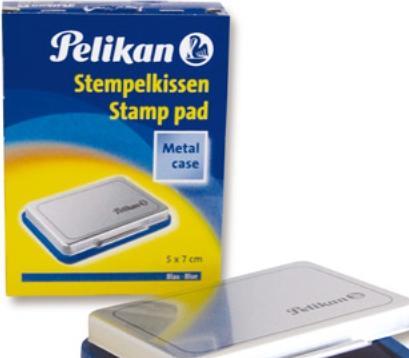 Image du produit Pelikan Tampon encreur métal bleu