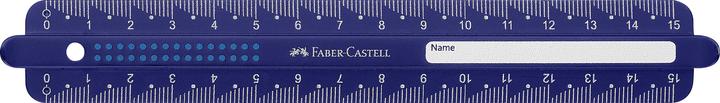 Actual product image Faber-Castell Ruler 15cm Dots assorted (15 cm, Plastic)