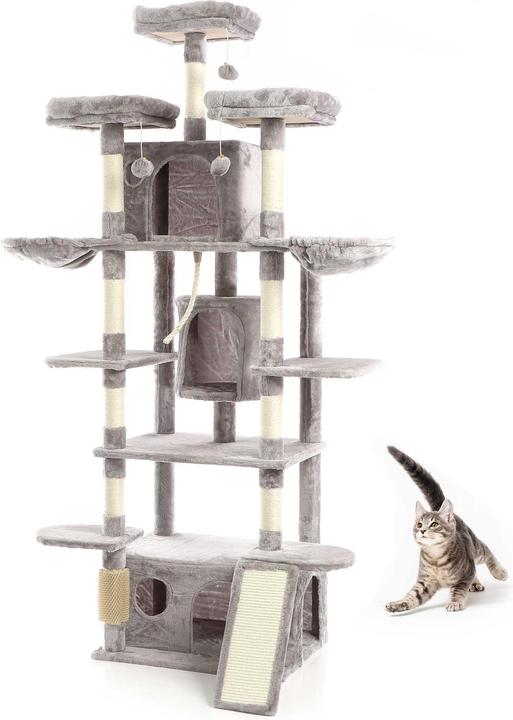 Actual product image Fudajo Scratching post (198 cm, Grey)