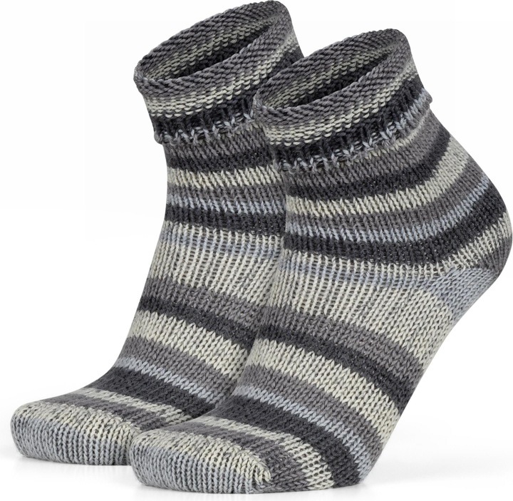 Image du produit Normani 2 paires de chaussettes en laine tricotée milleraies - 9093 (lot de 2, 39 - 42)