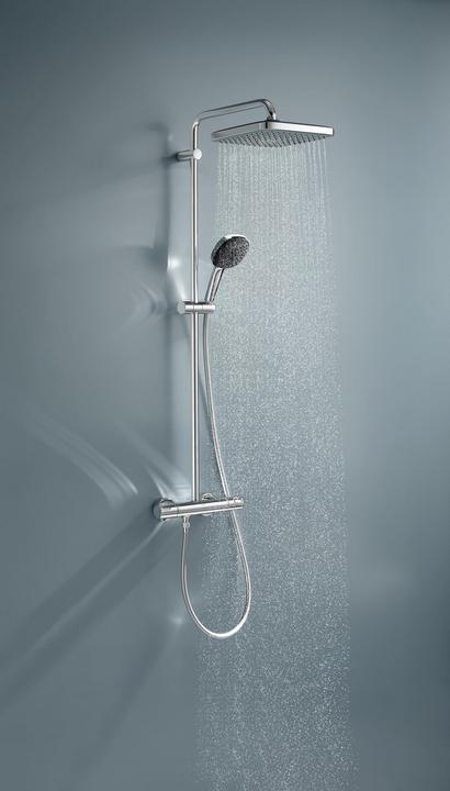 Produktbild Grohe Vitalio Comfort 250 Duschsystem mit Thermostatbatterie und Vitalio Comfort 110 Handbrause, inkl. Mon