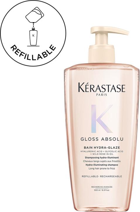 Actual product image Kérastase Bain Hydra-Glaze Gloss Absolu (500 ml, Liquid shampoo)