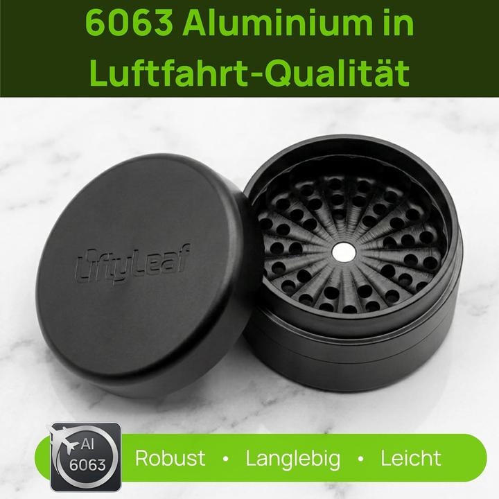 Produktbild LiftyLeaf Flow 55 Kräutermühlen-Set mit Magnetverschluss