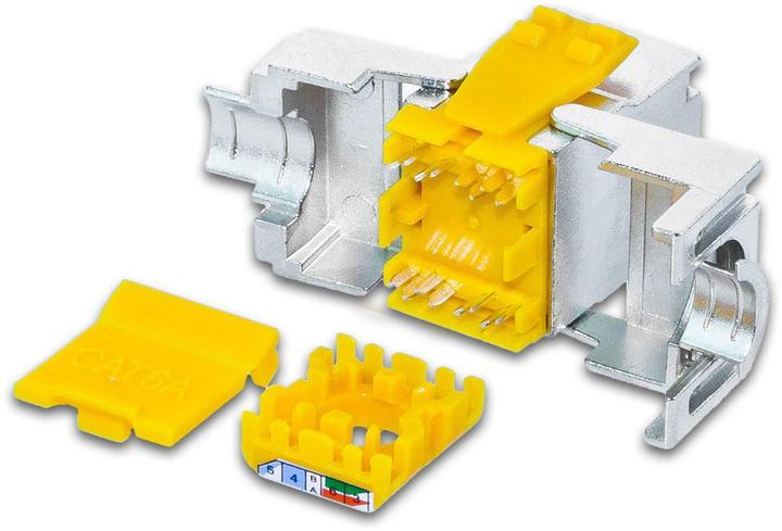 Immagine prodotto Wirewin Modulo Keystone Cat.6A STP SLIM confezione da 12 pezzi (Modulo Keystone)