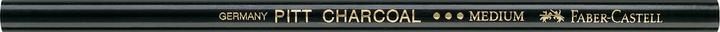 Actual product image Faber-Castell Charcoal pencil black medium (4 mm, M, 1 x)