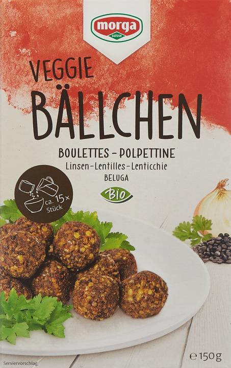 Produktbild Morga Linsenbällchen glutenfrei Bio (150 g)