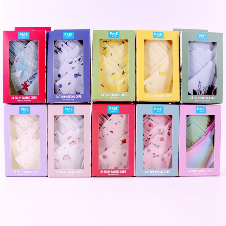 Produktbild PME Muffin Backform Blumen 24 Stück, Materialtyp: Papier (10 cm)