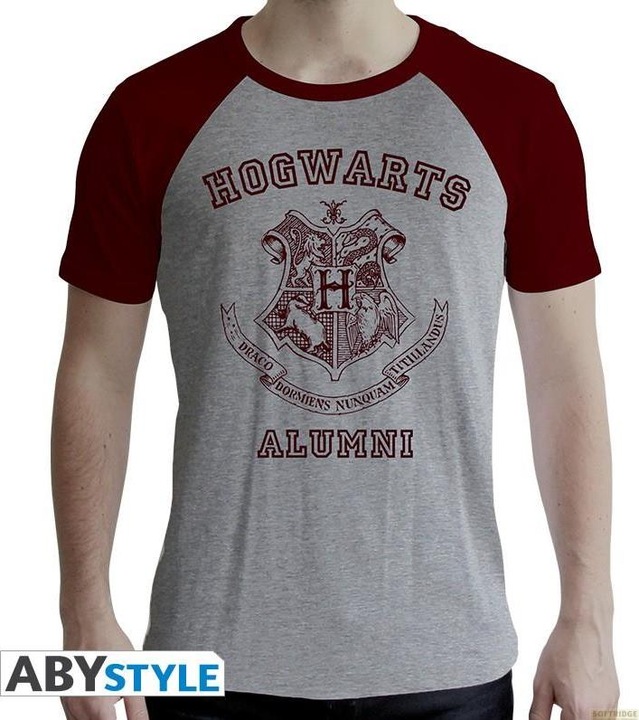 Produktbild ABYstyle HARRY POTTER - Tshirt Alumni man SS grey red - premium (L)