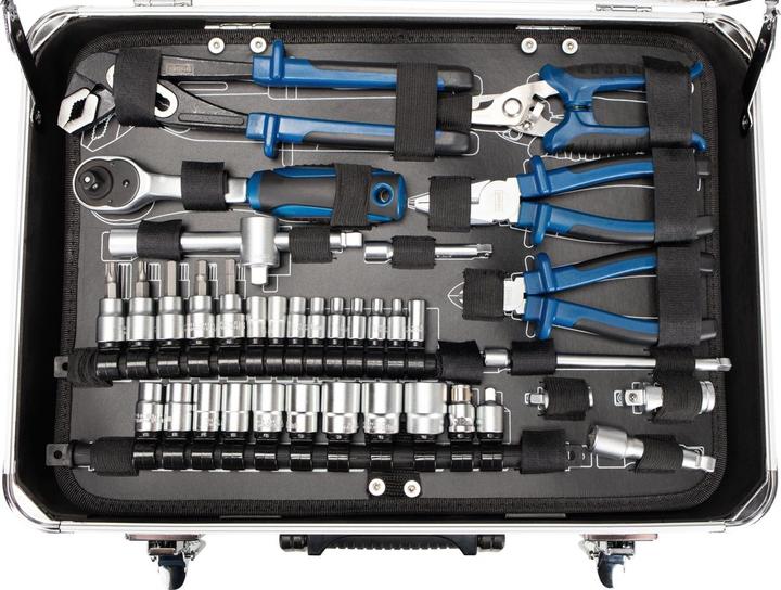 Image du produit Scheppach Jeu d'outils à main TB150 dans un coffret métallique 101 pcs. (101 pièces)
