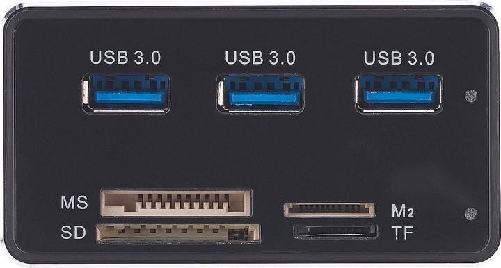 Image du produit Revolt Hub USB 3.0 à 3 ports avec lecteur de cartes multiples (3 ports)