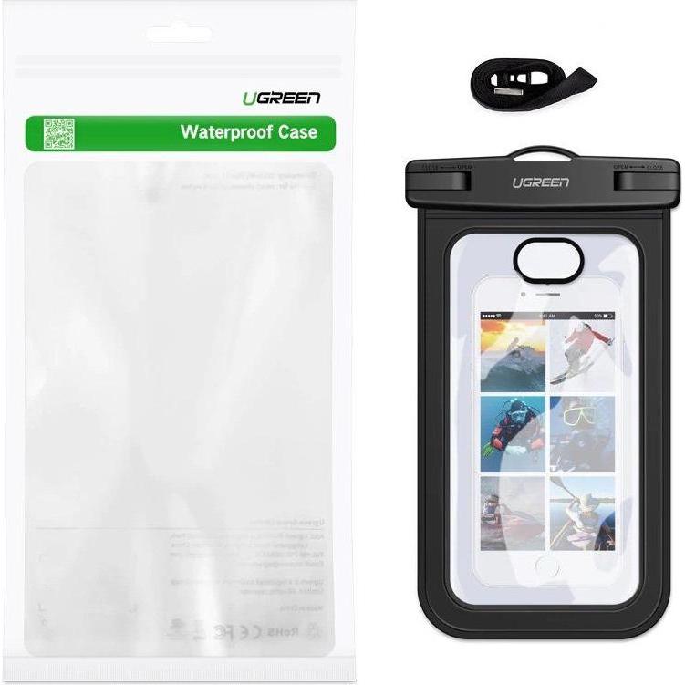 Thumbnail - Ugreen Waterproof Case (Universal), Smartphone Hülle, Schwarz