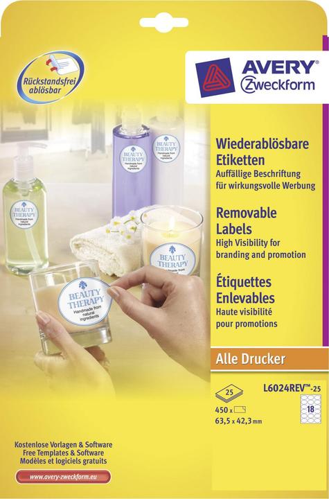 Actual product image Avery L6024rev-25
