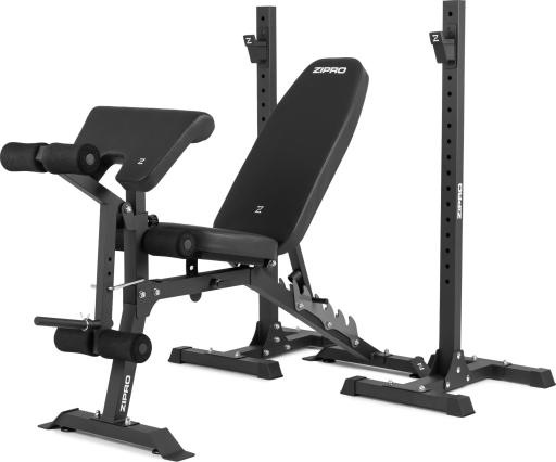 Actual product image Zipro Superset bench with shelf