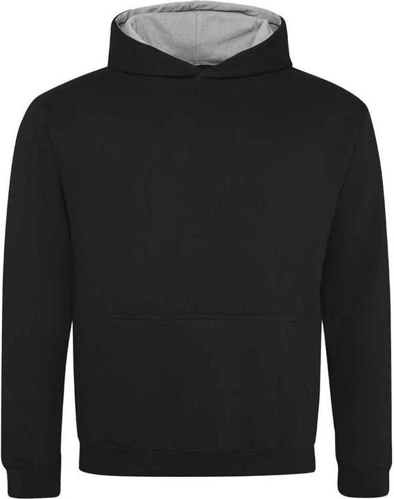 Grau meliert, Samtschwarz