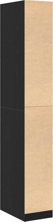 Produktbild vidaXL Kleiderschrank Schwarze Eiche - 30x50x200 cm, Aus Holzwerkstoff (30 x 50 x 200 cm)