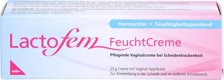 Produktbild Mibe Lactofem FeuchtCreme, 25 g CRE (Intimcrème)