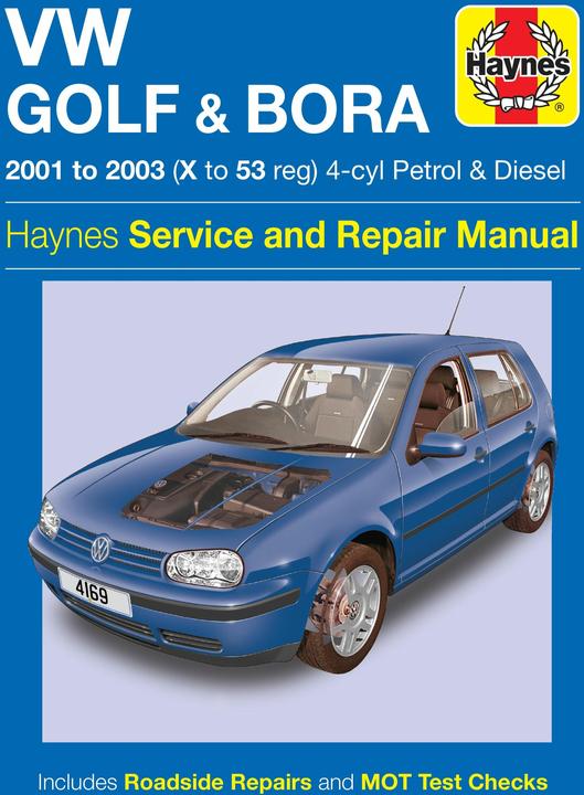 Produktbild VW Golf & Bora 4-cyl Petrol & Diesel (01 - 03) Haynes Repair Manual (Englisch, Haynes Publishing, 2014)