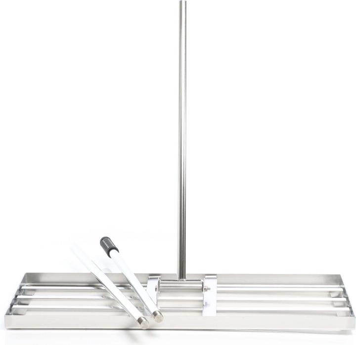 Actual product image Wiltec Edelstahl Rasenrakel mit Stiel Gr. XL Sanden Leveler Flächenebner Garten