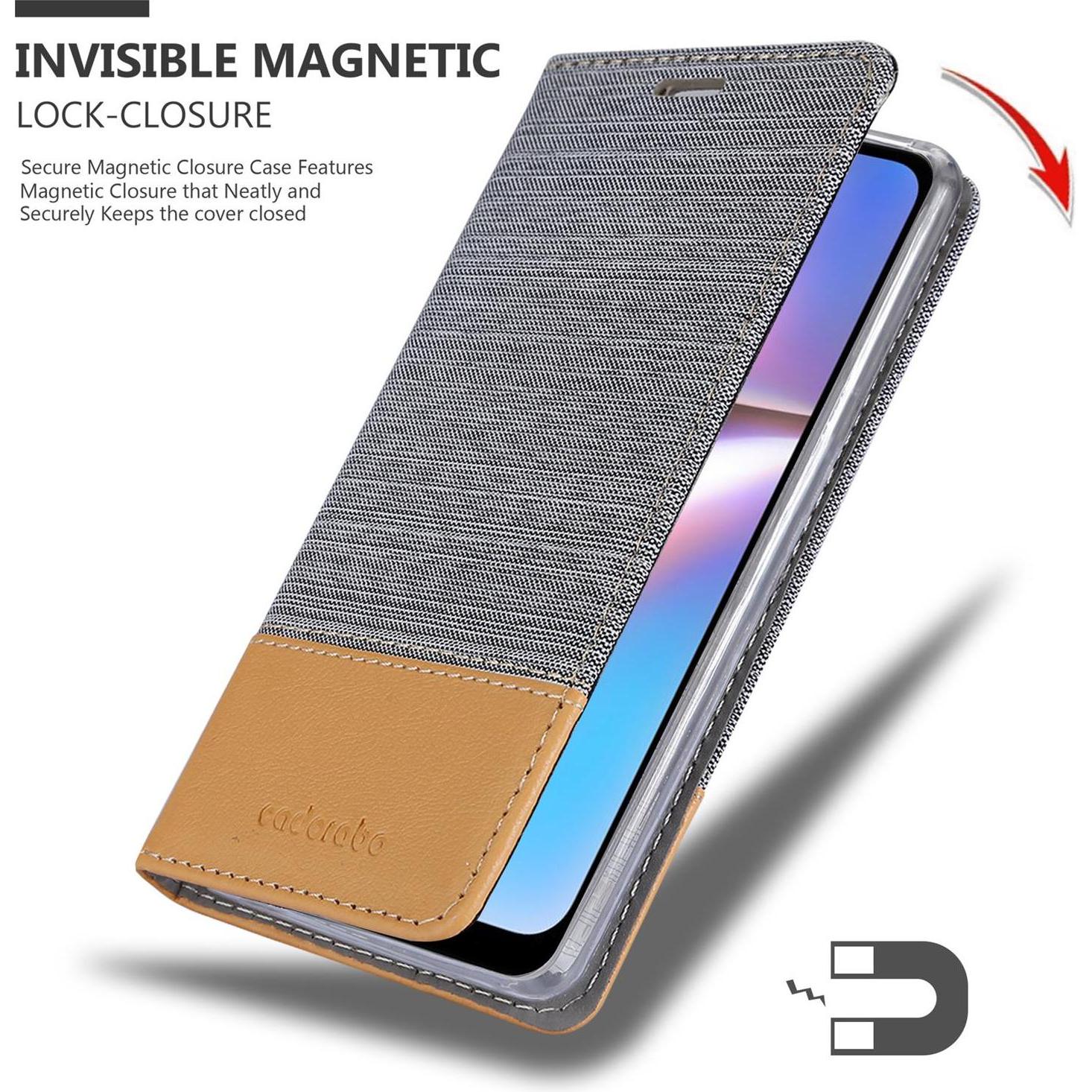 Thumbnail - Cadorabo Jeans Optik (Samsung Galaxy A10s), Smartphone Hülle, Grau, Braun