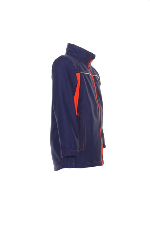 Actual product image Planam Softshell jacket junior navy/orange 110/116 (110)