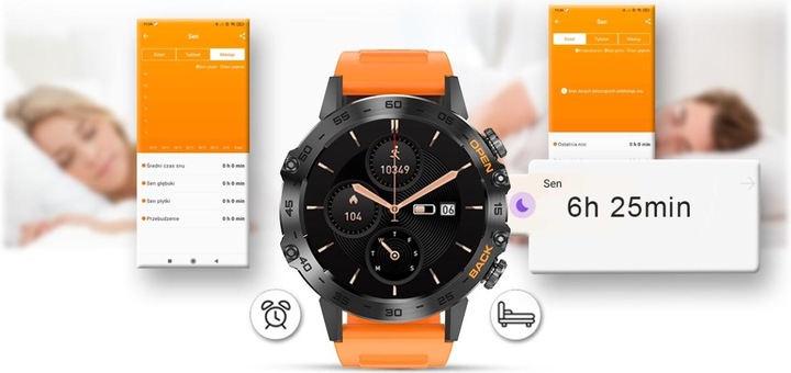 Produktbild Gravity SMARTWATCH MĘSKI GT9-4 - WYKONYWANIE POŁĄCZEŃ, CIŚNIENIOMIERZ (sg021d)