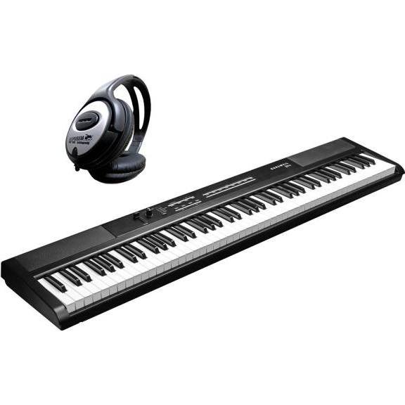 Thumbnail - Kurzweil Stage Piano KAS1-LB 88 Tasten mit Kopfhörer (88 Tasten), Keyboard, Schwarz